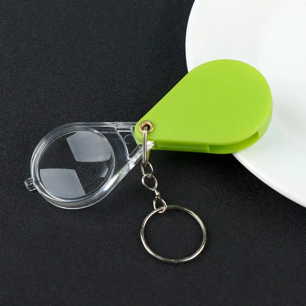 Складная лупа Handfree клип на прозрачное увеличительное стекло HD объектив Точные очки ювелирные изделия Оценка часы ремонт инструмент