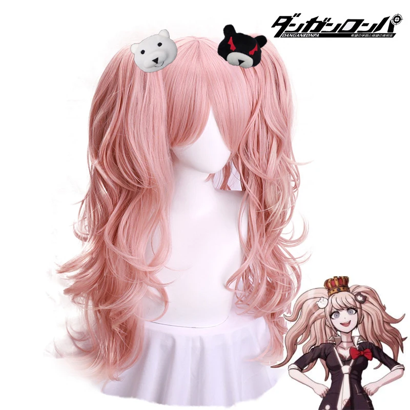 Dangan Ronpa 2 Mikan Tsumiki парики Danganronpa Mioda Ибуки косплей 100 см длинные термостойкие
