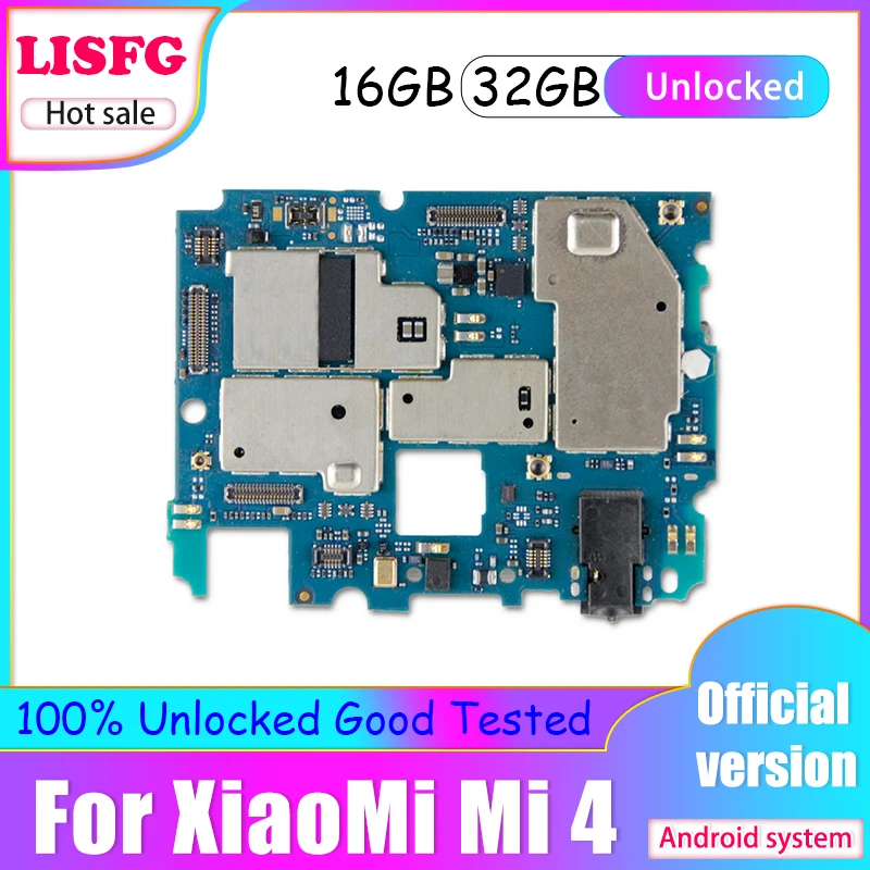 Хорошо протестированная материнская плата для Xiao mi 4 16GB 64GB Материнская 100%