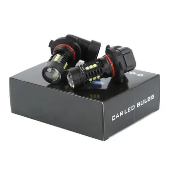 

2 Pcs Extremely Bright Chipsets 2200LM H7 H8 H10 H16 9005 9006 1156 LED Bulbs With Projector Fog Lights 3000K LED Fog Lamp