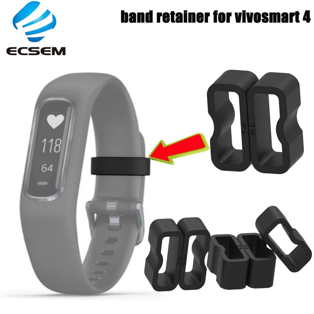 Силиконовые крепления кольцо для Garmin vivosmart 4 аксессуары часов Ремешок