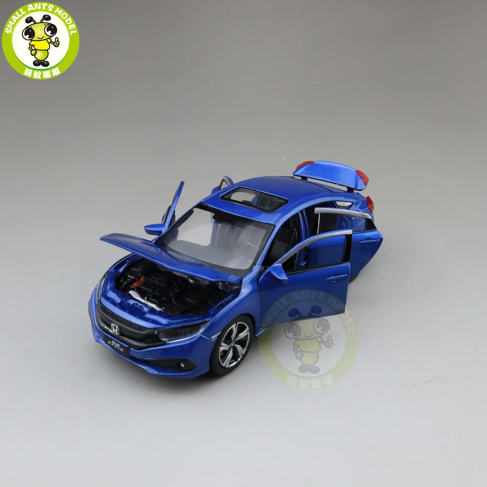 1/32 Jackiekim CIVIC литая под давлением Металлическая Модель автомобиля игрушки Дети Звук освещение подарки