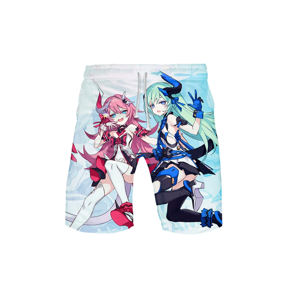Новинка Honkai Impact 3 пляжные шорты с 3D принтом Мужская модная уличная одежда шорты Горячая Распродажа Harajuku модная летняя одежда