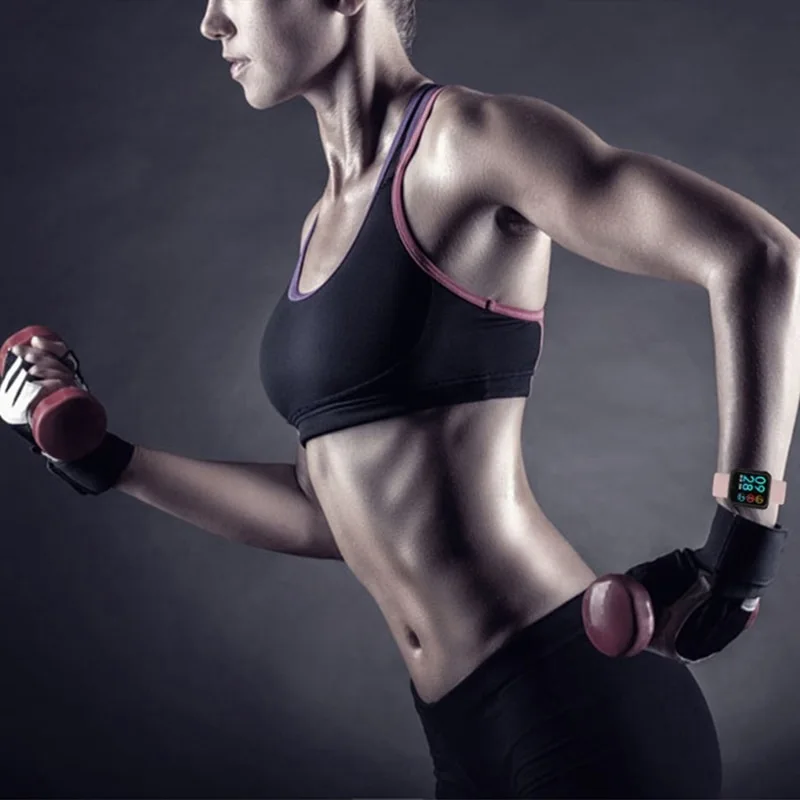 

P70 Wisdom Watch Bracelet Waterproof Swimming Multi-functional Fitness Sports Heat--