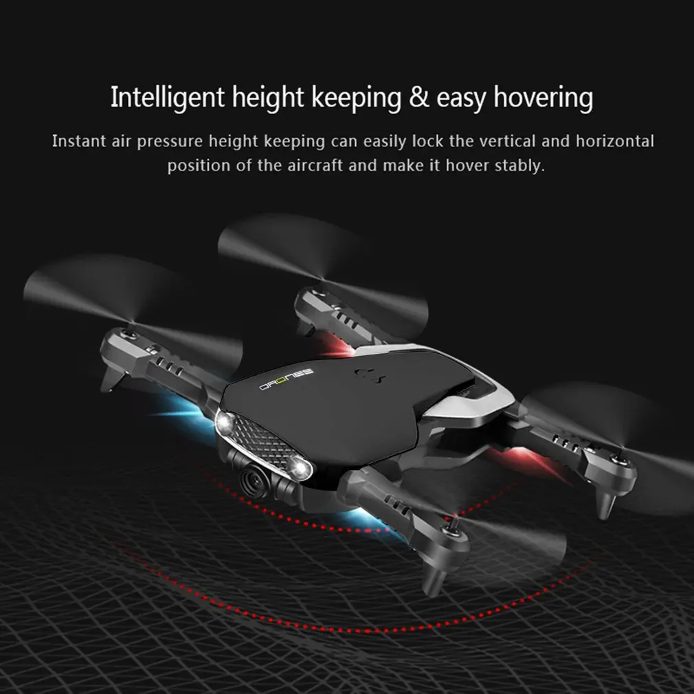 H2 2,4 Ghz 720P складной FPV RC Квадрокоптер беспилотный самолет с режимом удержания высоты Безголовый 3D флип один ключ старт/посадка