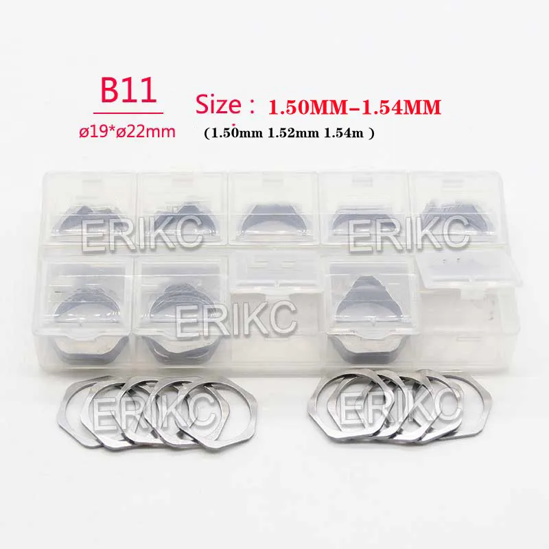 

ERIKC B11 90PCS 1.50MM -1.54MM Diesel Fuel Nozzle Adjusting Copper ShimS 1.50MM 1.52MM 1.54MM