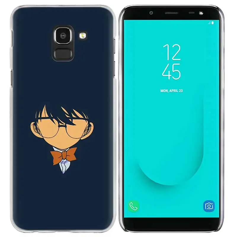 Детектив Конан чехол с рисунком из аниме для samsung Galaxy A50 A80 A70 A60 A40 A30 A20 A20e A10 A9 A7 A6 Note 8, 9, 10, плюс 5G прочное портмоне - Цвет: 08