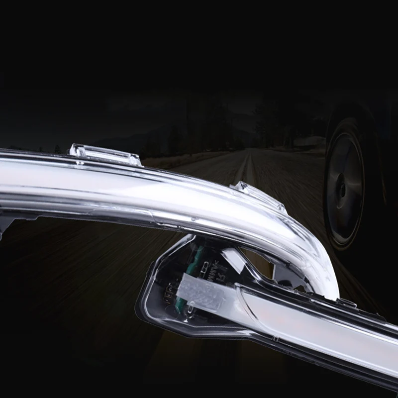 Автомобильное зеркало заднего вида, модифицированное зеркало, светодиодный сигнал поворота воды для Volkswagen Golf 7, Golf 7,5, Golf Tour, Touran L, Lingdu