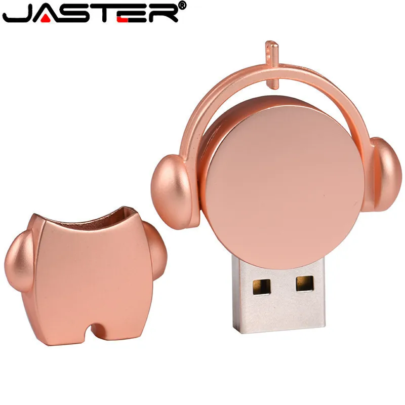 USB флеш накопитель JASTER симпатичный металлический мультипликационный 32 ГБ/64 ГБ 16