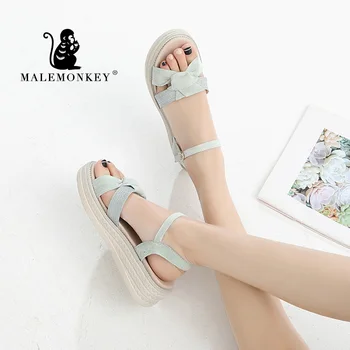 

MALE MONKEY 023015 Designer Sandals Summer 2020 High Heels Sandals Fashion Flip Flop Platform Sandalals Heels Womens Shoes