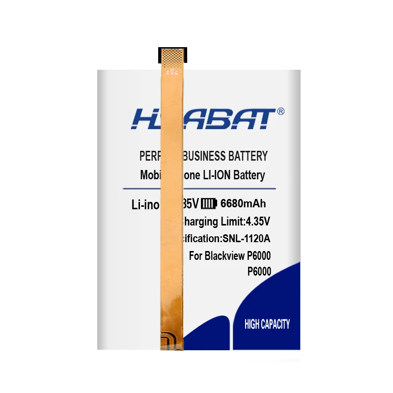 HSABAT P6000 6680mAh аккумулятор для Blackview P6000 батареи