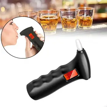 

2020 Quick Response Professional LCD Alcohol Tester 65s Detector Breathalyzer Digital Alcotester Alcohol C6G6