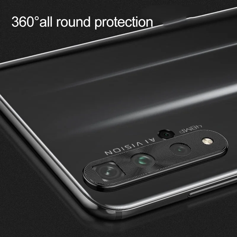Защита объектива камеры для huawei Honor 20 Pro 20S 20i Nova 3 3E 3i 4 5 5i Pro Чехол металлический защитный кольцевой чехол для объектива мобильного телефона