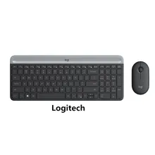 Logitech MK470 Тонкий 2,4 г ультра-тонкий бесшумный набор Беспроводной клавиатура и Мышь комбо низкий профиль для ПК с ОС Windows 10/8/7/Vista 19Sep24