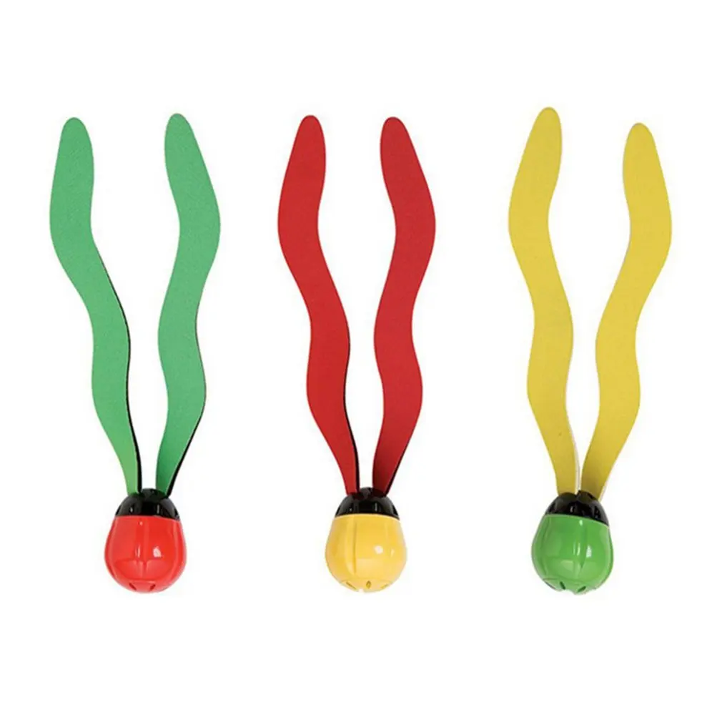 5pcs seaweed 3/5 штук, многоцветные игрушки для дайвинга с водорослями, плавательный бассейн, обучение дайвингу, Спортивная забавная игра для дайвинга, новинка, травяная игрушка для дайвинга для детей - Цвет: 5pcs seaweed