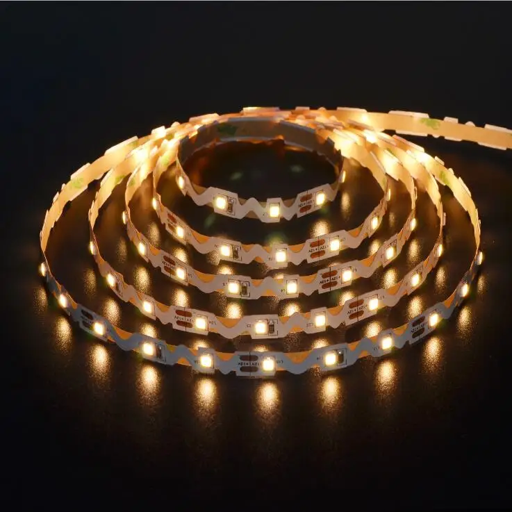 [Seven Neon] DC24V 10 Вт 60led/M 8 мм FPBC Z форма белый/теплый белый/натуральный белый сильный яркий светодиод SMD 2835 Гибкая светодиодная smd полоса