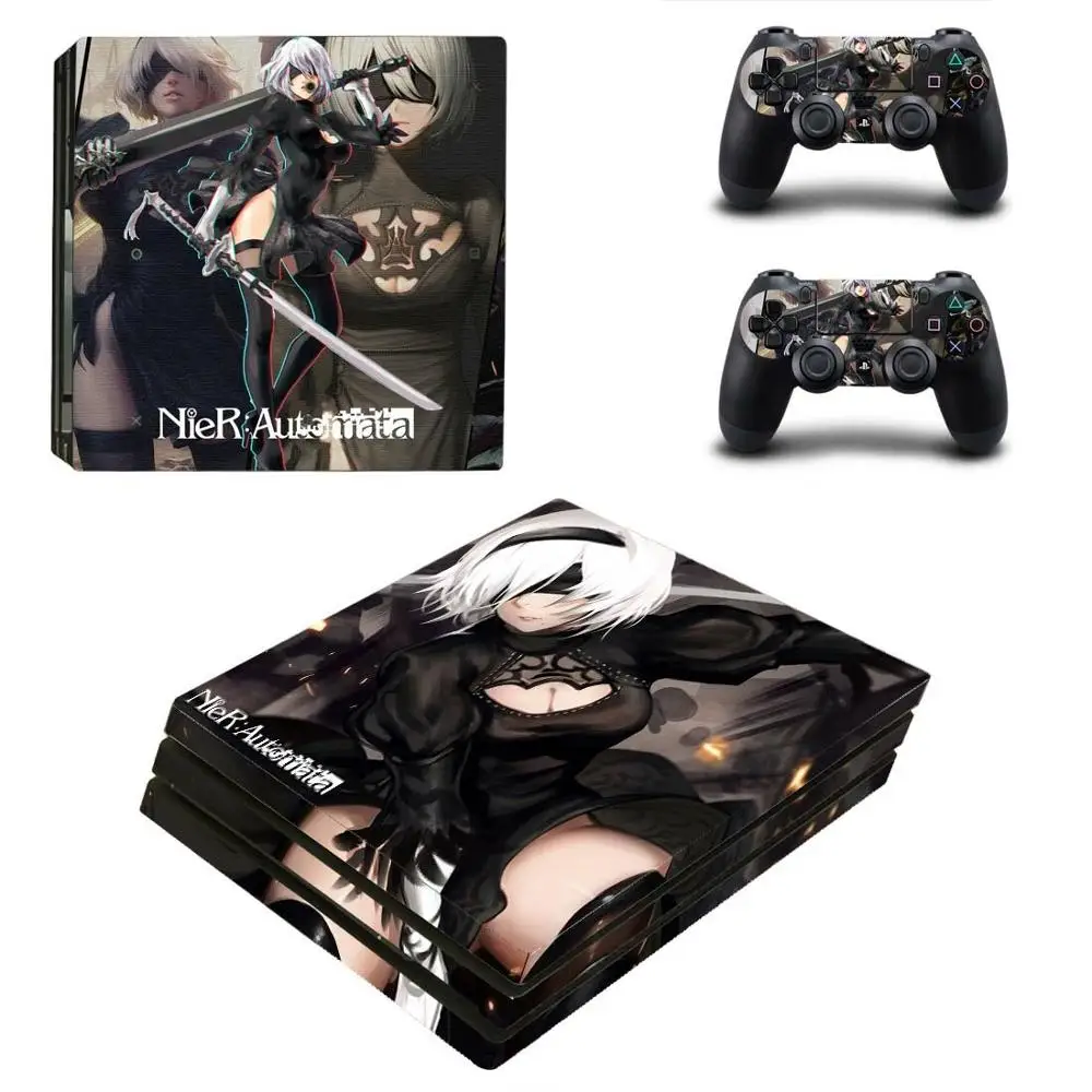YSP4P-1139 NieR Automata PS4 Pro sticker s Play station 4 наклейки для кожи наклейки для playstation 4 PS4 Pro консоль и контроллер Скины Виниловые - Цвет: YSP4P-1139