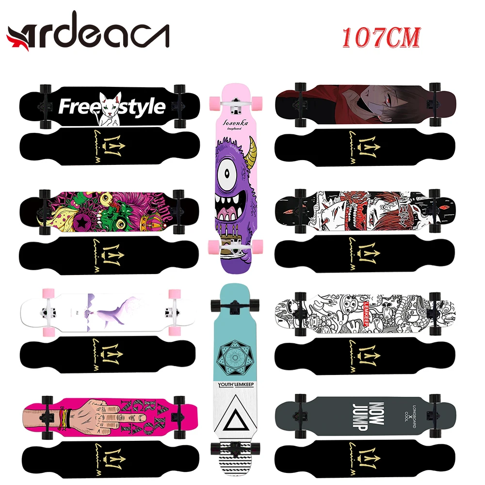 ARDEA MS400 Beginnner 107cm/42in longboard 7in Aluminium Truck Abec-7 Carton Steel Bearing Long board skateboard ARDEA MS400 Beginnner 107cm/42in longboard 7in Aluminium Truck Abec-7 Carton Steel Bearing Long board skateboard