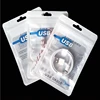 100Pcs 10*15cm Mobile Phone Case Accessories Plastic Package zipper Bag pouch for iphone 6 5S/4S USB Electronics ADAPTER CABLES 3