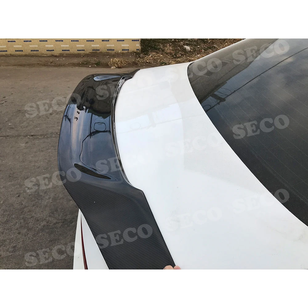 Углеродное волокно заднего багажника крылья спойлера ДЛЯ Audi A4 S4 RS4 Седан 4 двери 2013- R Стиль