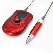 30000 об/мин Электрический сверлильный аппарат для ногтей Маникюрный Инструмент с ЖК-дисплеем маникюрный резак перезаряжаемый все для маникюра