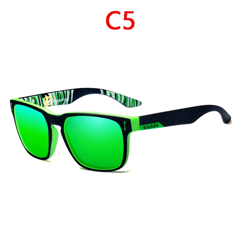 Viahda, новинка, поляризованные солнцезащитные очки, крутые, мужские, спортивные, квадратные, солнцезащитные очки для женщин, для путешествий, Gafas De Sol - Цвет линз: C5