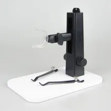 Карданный подъемный держатель фиксирующий Портативный штатив для микроскопа Профессиональный ABS стабильный долговечный регулируемый по высоте Настольный кронштейн