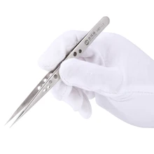 Нержавеющая сталь прецизионный Пинцет промышленный Пинцет Pinzas Электроника Инструменты для ремонта сотового телефона