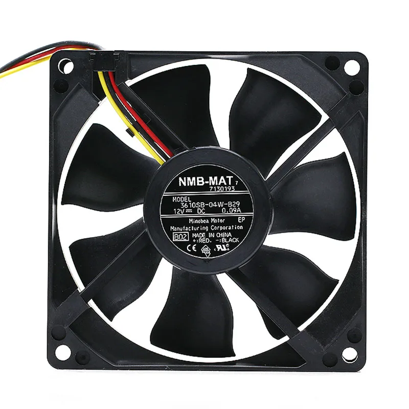 

92mm Fan For NMB 3610SB-04W-B29 12V 0.09A Ultra-Quiet 9225 9CM Power Supply Of PC Case Cooling Fan