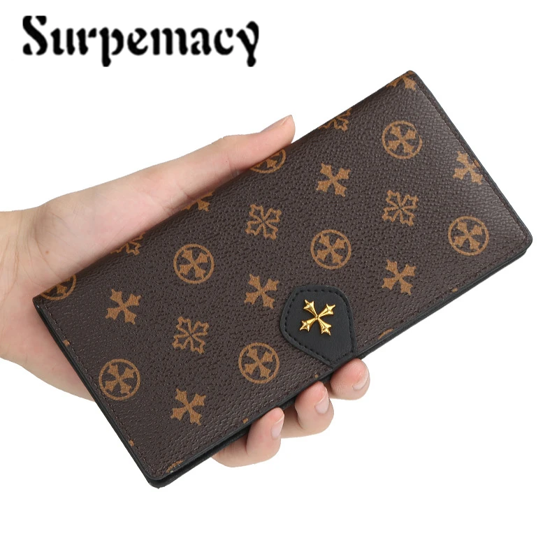 Кожаный Длинный кошелек, Женский кошелек monederos para mujer cartera mujer, кошелек carteira feminina card, роскошный брендовый дизайнерский кошелек