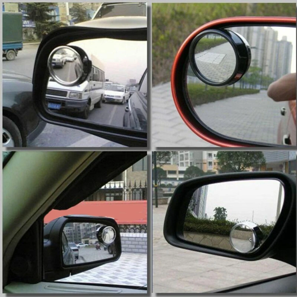 

Convex Wide Angle Rearview Mirror Set 2Pcs Auto Car Parts Blind Spot Exterior