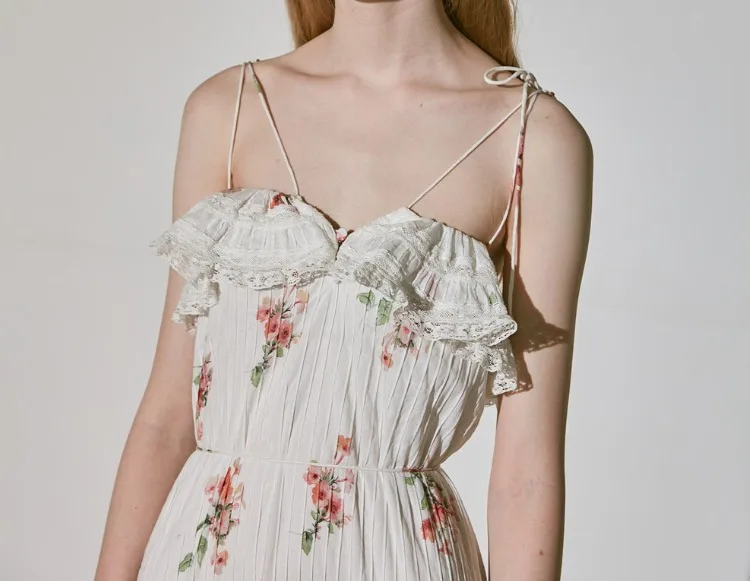 EASYSMALL, женское платье, модное, кантри стиль, свежий цветок, высокое качество, Vestidos, уличная одежда, высокая талия, платья без рукавов