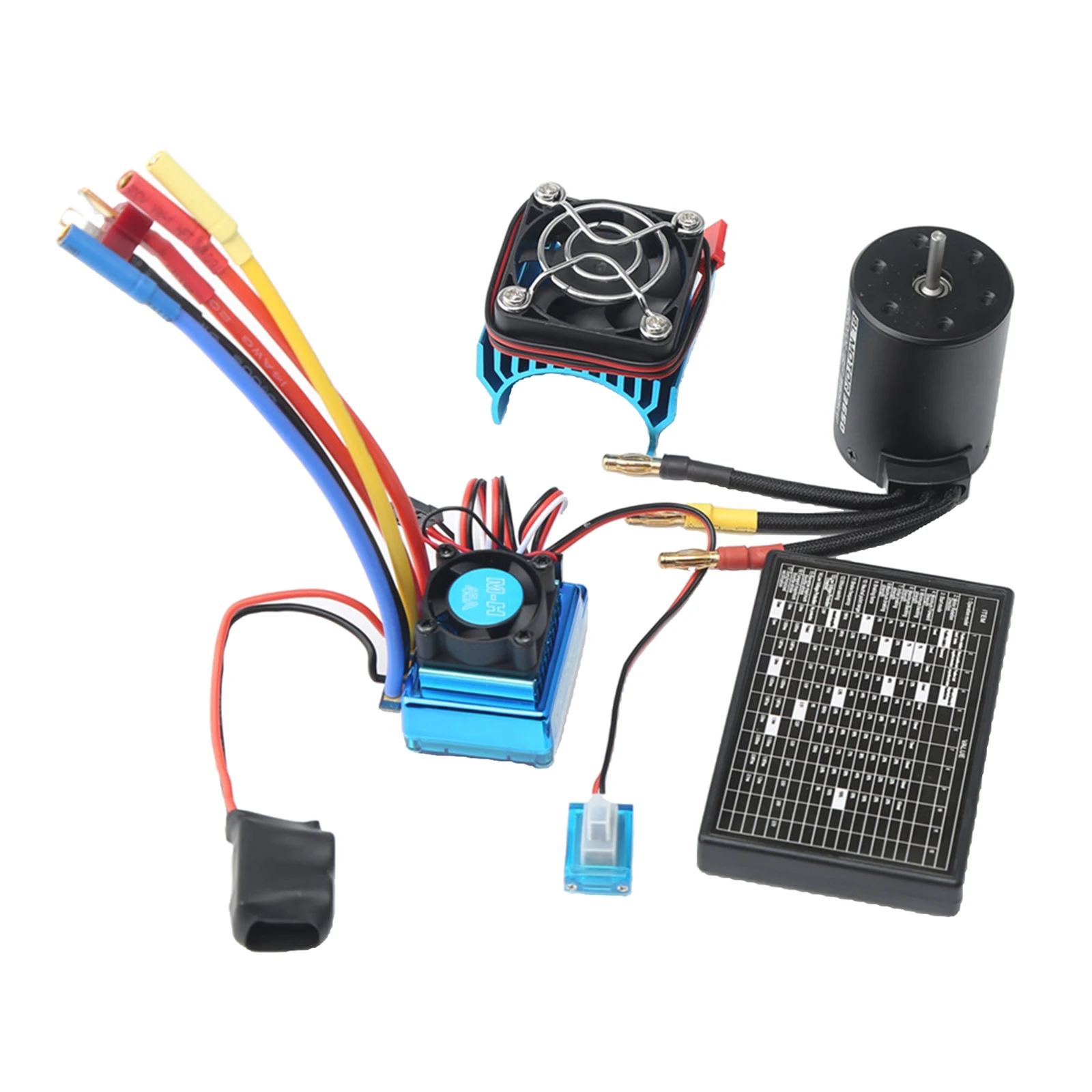 Metal 3900KV Brushless Motor ESC Combo for 1/10 1/8 Monster RC Car /Boat | Игрушки и хобби