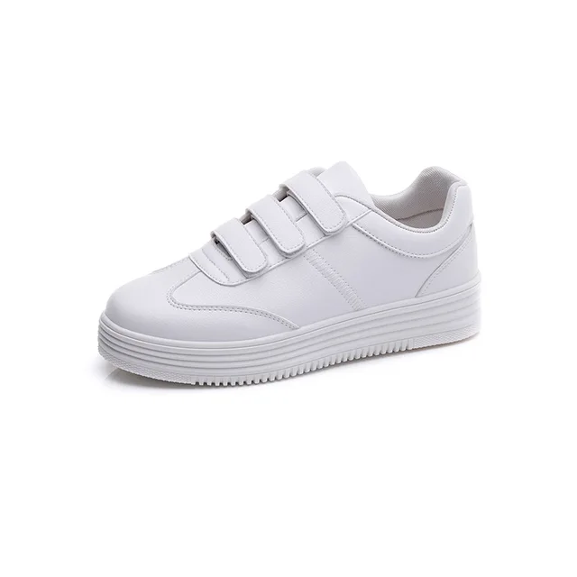 velcro platform sneakers