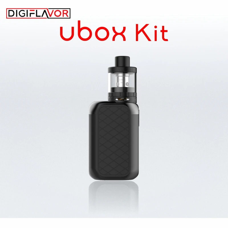 

Original Digiflavor Ubox kit 28W Ubox Box MOD 1700mah battery E Cigarette Vape 2.2ml Utank Sub ohm Tank 0.5ohm Coil Vaporizer