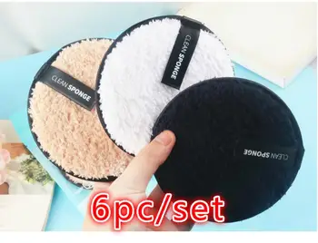 

MANNGE 6PCS Magic Remover Cosmetic Puff Mini Water Droplets Soft Beauty Powder Smooth Care your face ups