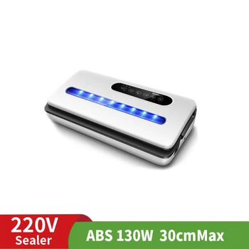 

Portable Illuminated White Automatic Food Electric Heat Sealer Manual Sealer Manual Vacuum Household Food Packaging Machine