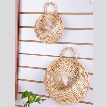 

Rattan Storage Dirty Clothes Basket Laundry Rattan Basket for Picnic Fruit Flower Wicker Baskets Organizer 2020/