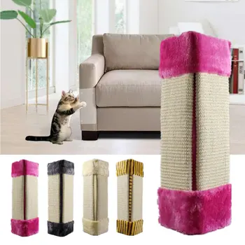 

Funny Folding Cat Scratch Toy Sisal Hemp Cat Scratching Post Training Toy Sofa Wall Corner Scratcher Pad Mat Board 4 Colors