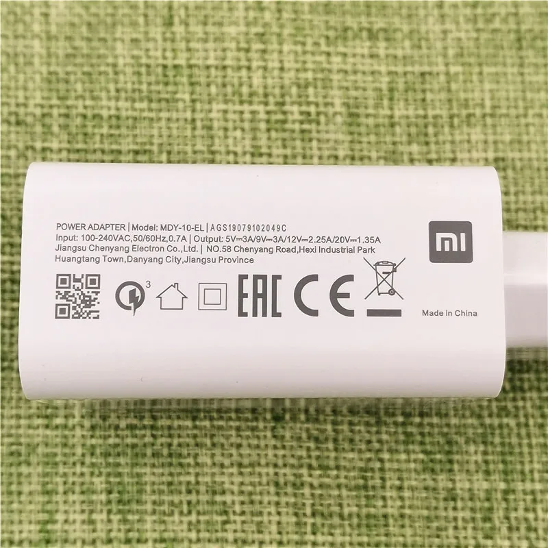 QC 4,0 xiaomi cc9e pro быстрое зарядное устройство redmi note 8 7 pro k20 pro mi 9 8 se 9T CC9 A3 6x EU адаптер питания 3A кабель type c