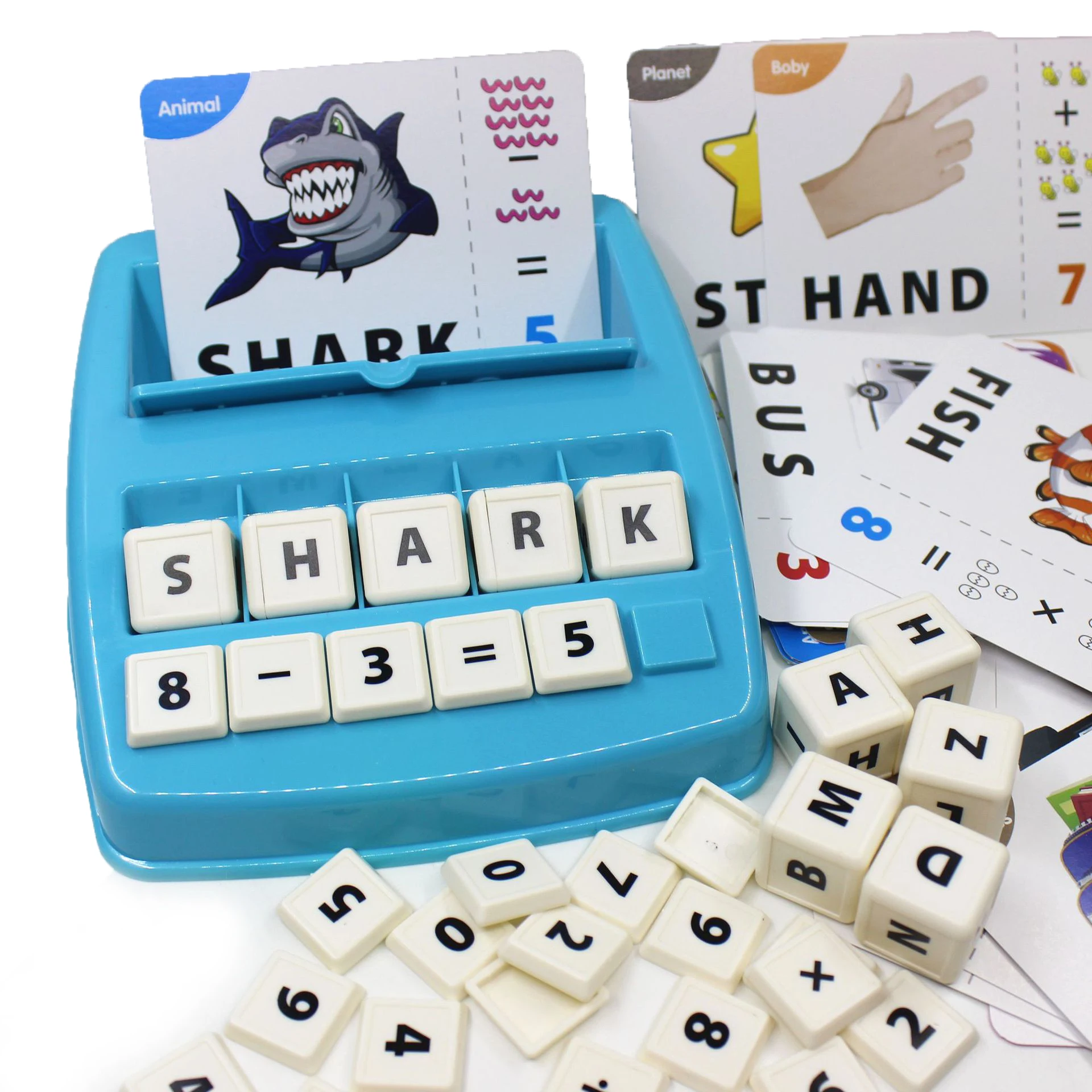 

2in1 Letters Arithmetic Reading Spelling Word Number Arithmetical Operation Leaning Machine Math Educational Toys for Kids