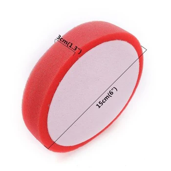 

5-piece 3/4/5/6/7 \"flat Sponge Buffered Buffing Pad Buffing Pad Kit Car Buffing Machine