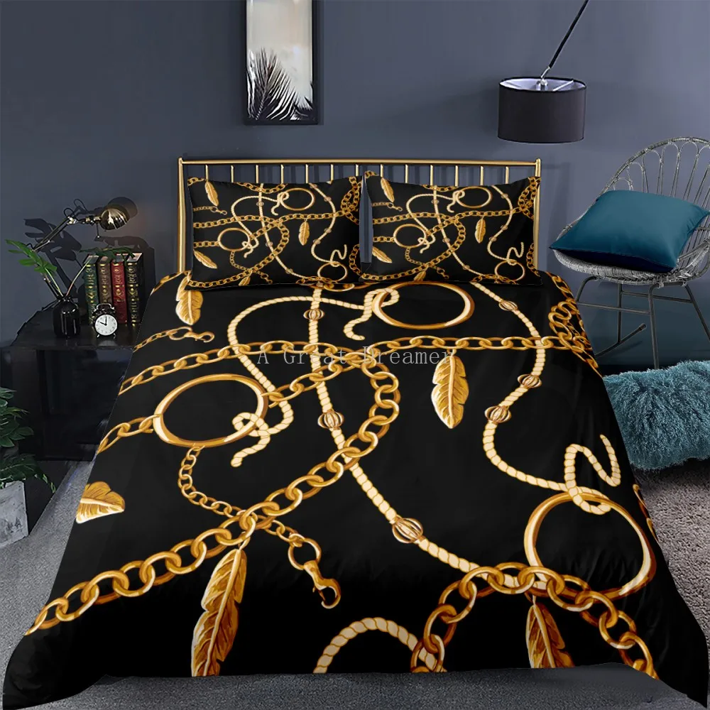 2021 New Arrival Luxury Bedding Set Quilt Covers Duvet Cover King Size Queen Sizes Comforter Sets 2/3Pcs Microfiber Fabric