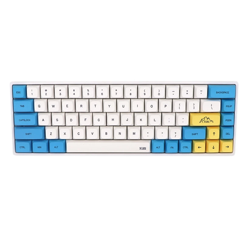 Набор колпачков для клавиш 123 PBT Ethermal сублимационные шрифты cherry 3000 3494 GK61 64 87 104 108