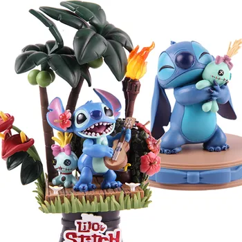 

Lilo & Stitch Stitch Scrump Happiness Moment PVC Statue Action Figure Collectible Model Toy Doll Gift