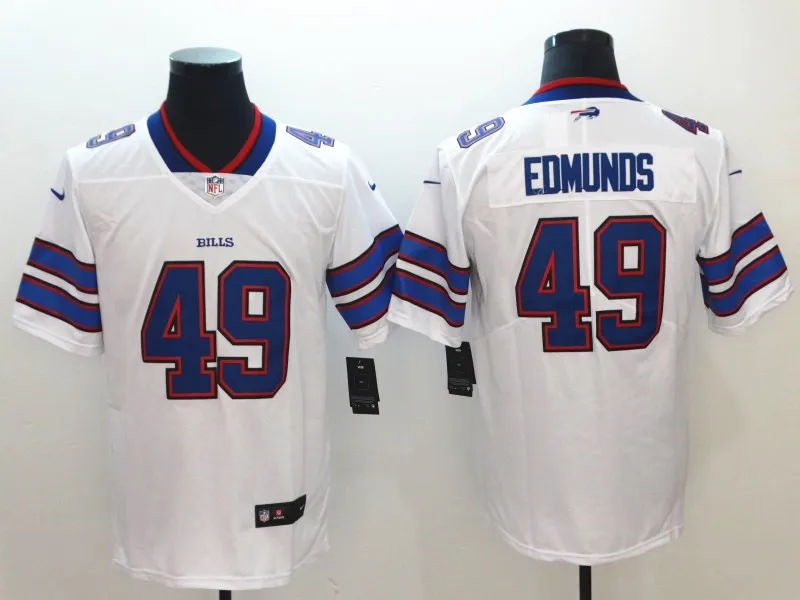 Сшитые мужчины Buffalo Josh Allen Tremaine Edmunds Tre'Davious White LeSean McCoy Vapor Untouchable Limited игрок Джерси - Цвет: AS PICTURE