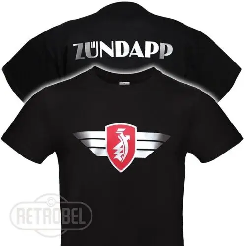 ZUNDAPP Классическая винтажная мотоциклетная Футболка 100% хлопок Графический