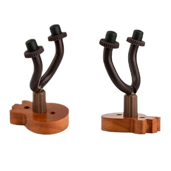 

2 Pcs Guitar Hooks Wall Hook Short Hook Ukulele Hook Guitar Solid Wood Hanger Guitar Accessories