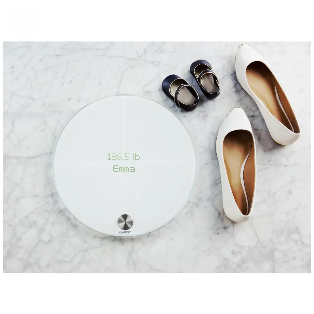 Цифровые весы QardioBase Wireless Smart Scale B100-IOW,белый