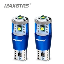 2x T10 W5W 15 Вт Cree чип XP-E CANBUS без ошибок Белый светодиодный обновленный DRL резервный обратный карта купольный светильник для Audi BMW Benz